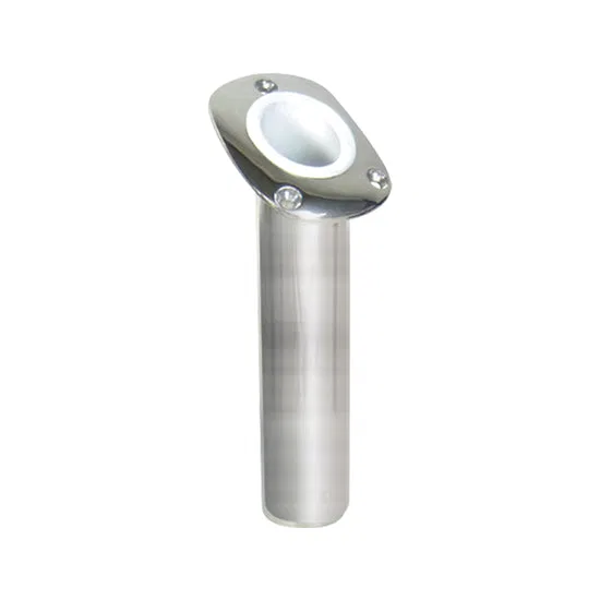 S-0096CBLUE – WHITECAP IND Fishing Rod Holder, 30 Degree Flush Mount 316 Stainless Steel 9-1/4 Inch Length 1-5/8 Inch...
